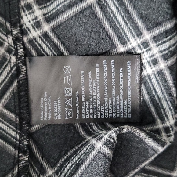 H&M Black Plaid Dress - Picture 4 of 4